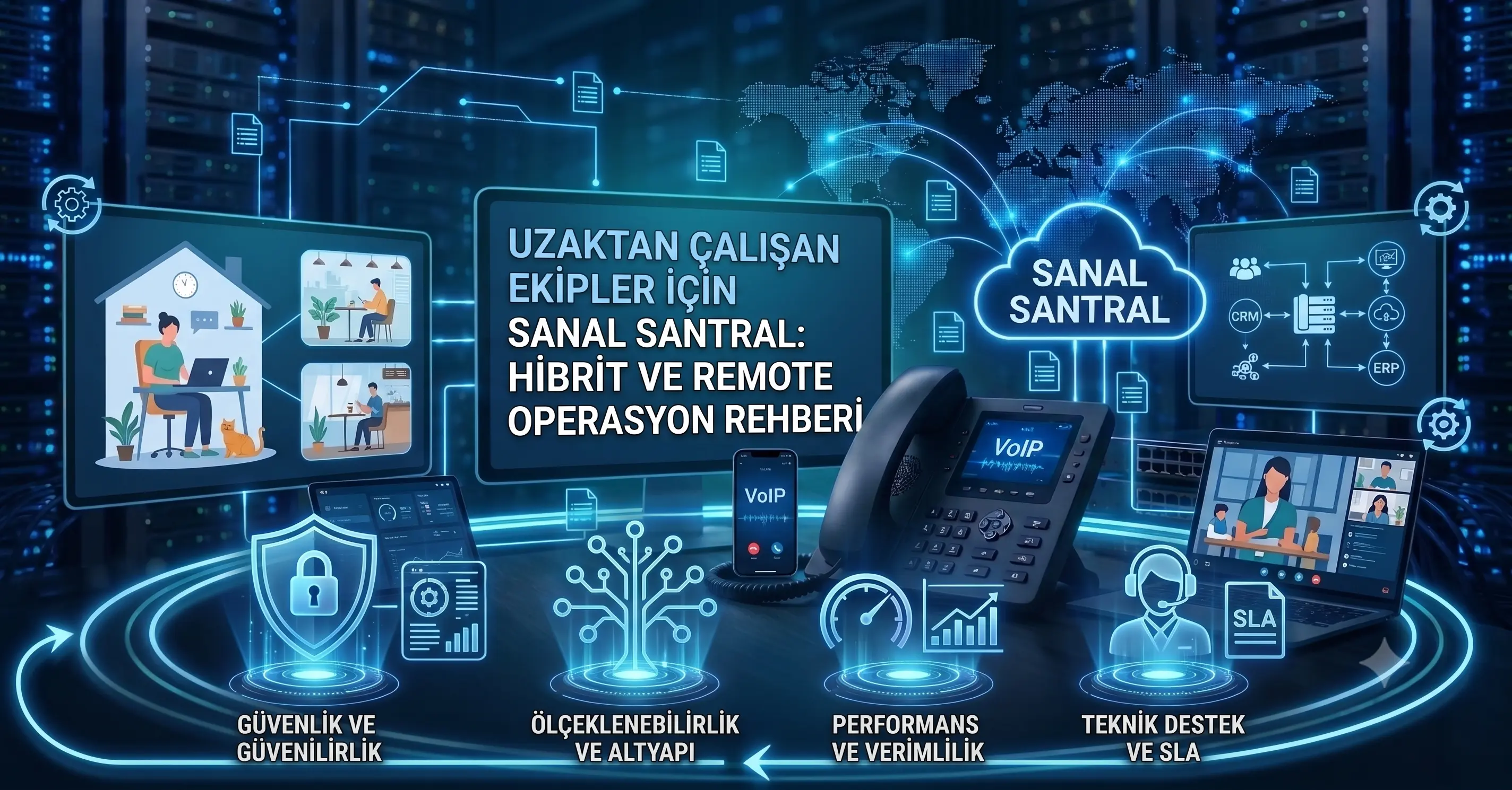 Uzaktan Çalışan Ekipler İçin Sanal Santral Rehberi